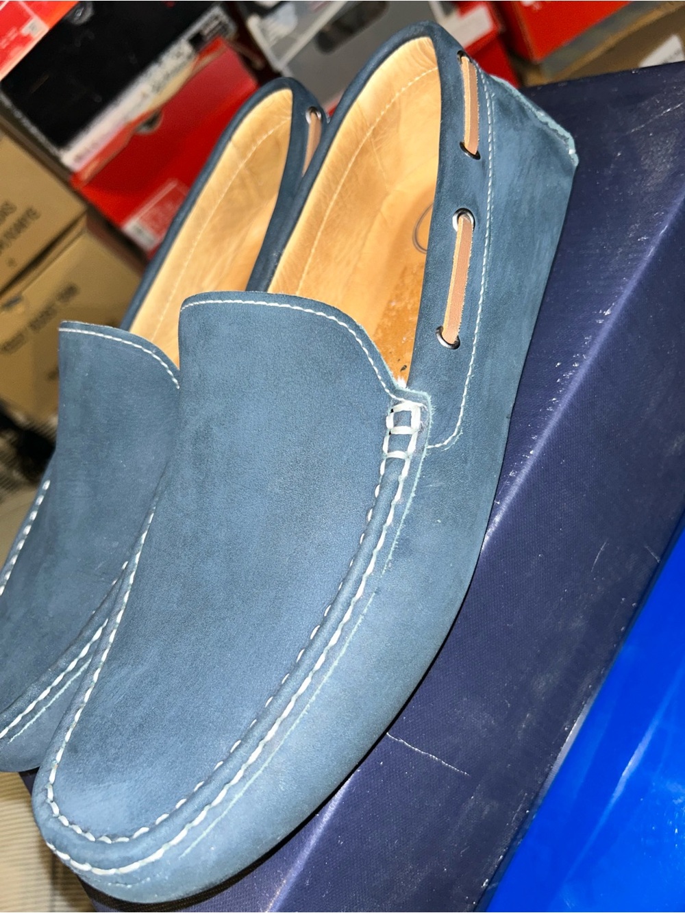 #1901 #Nubuck #Loafers #Size 9 1/2 #WithBox